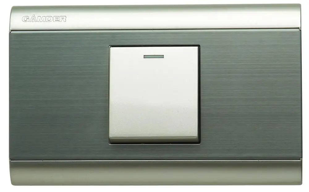 North America Mexico Type Electrical Wall Switch118 Size Modular 1 Gang