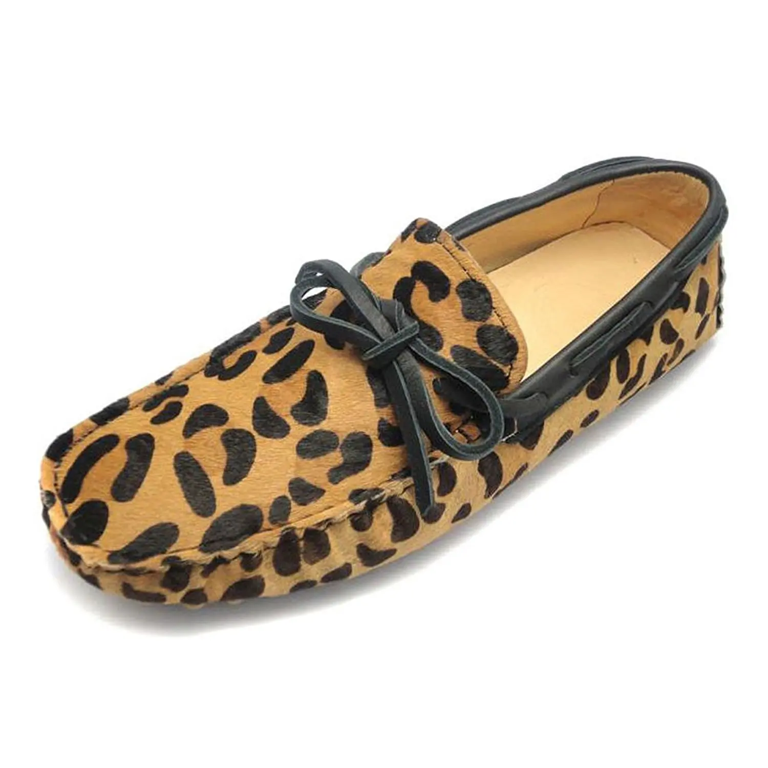 leopard driving shoes