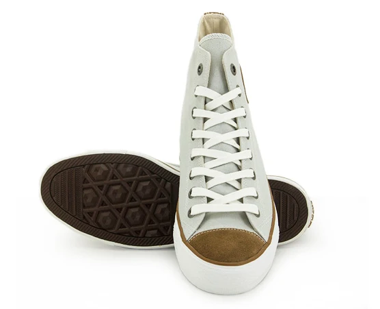 Customized White High Neck Blank Men Canvas Shoes Alibaba