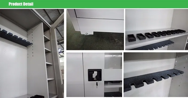 Factory price metal storage treadlock gun safe with ammo case