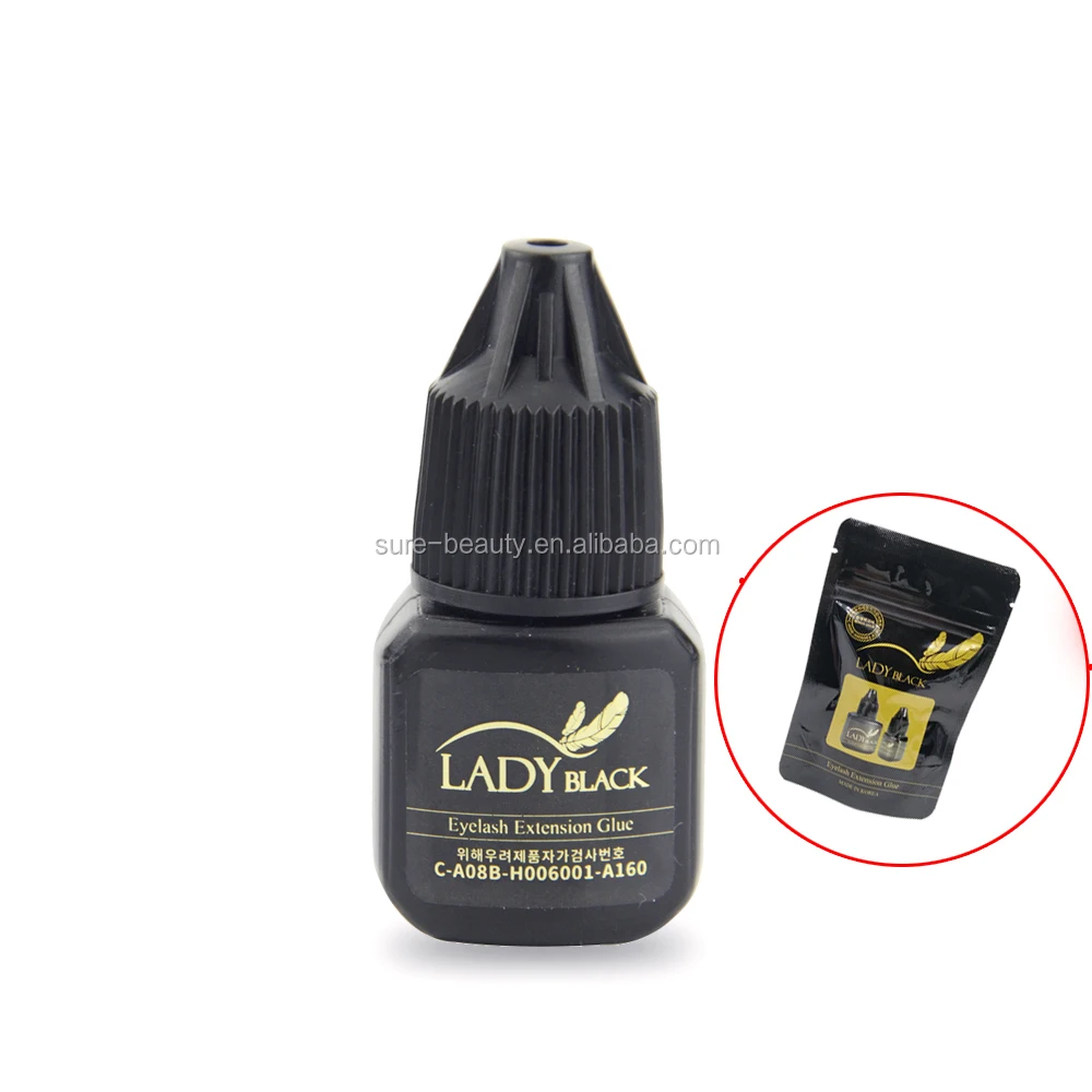 Lady Black Glue Eyelash Extensions Fasting Dry Eyelash Glue Low