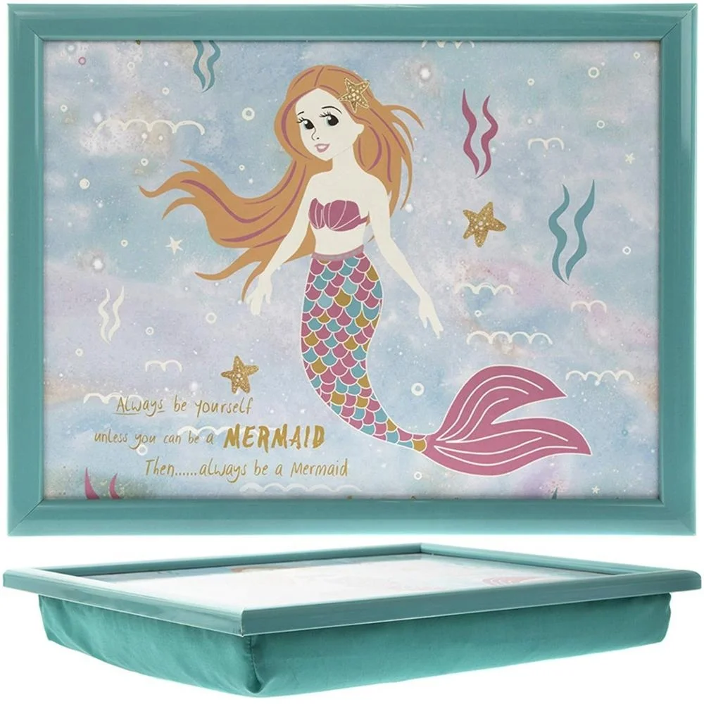 Customize Bean Bag Cushion Dinner Lap Tray With Mdf Wood,Laptop Serving