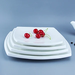 Japanese Restaurant White Teppanyaki Plate Ceramic Plates Dishes