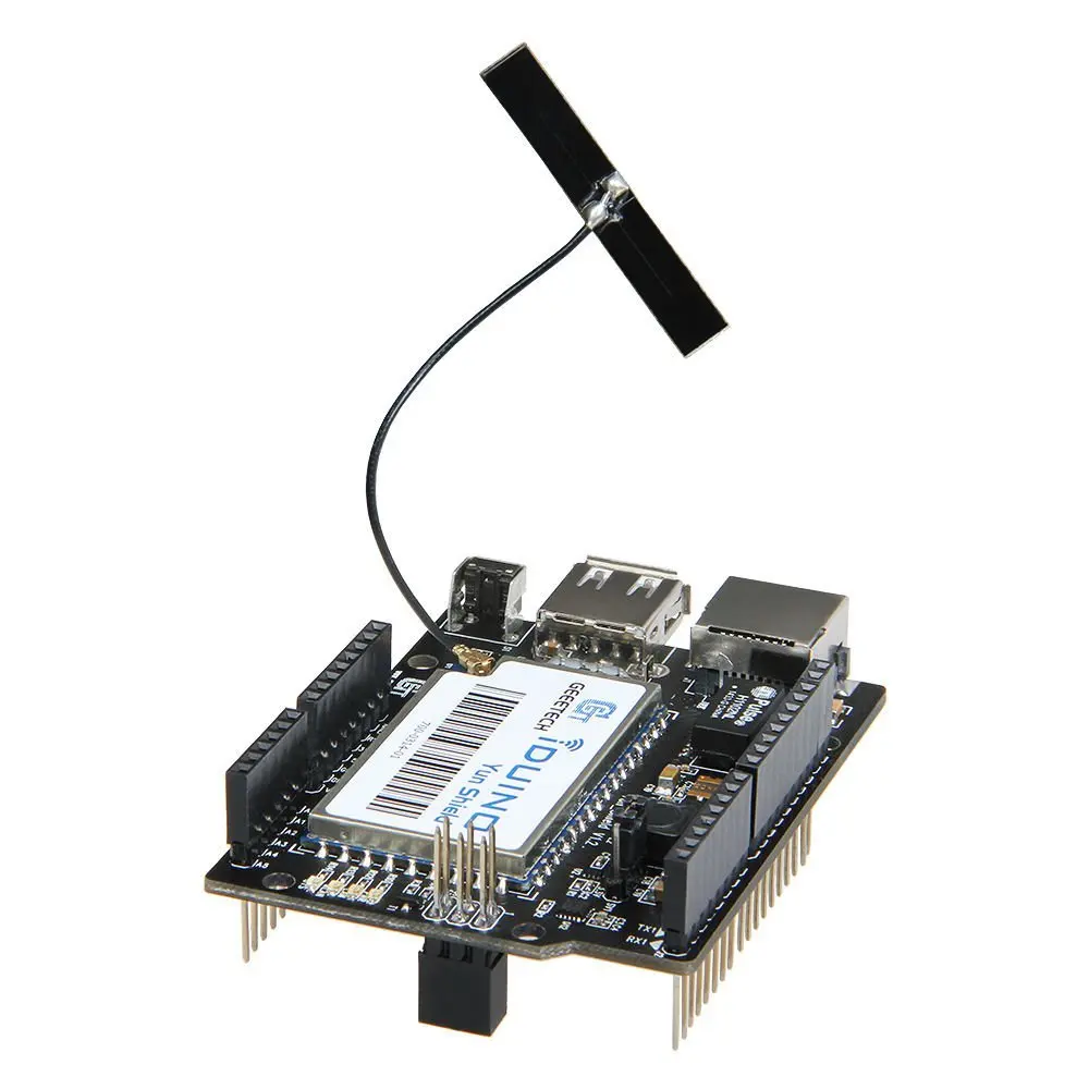 Geeetech Powerful Iduino Yun Shield Linux WiFi Ethernet USB for Arduino Project