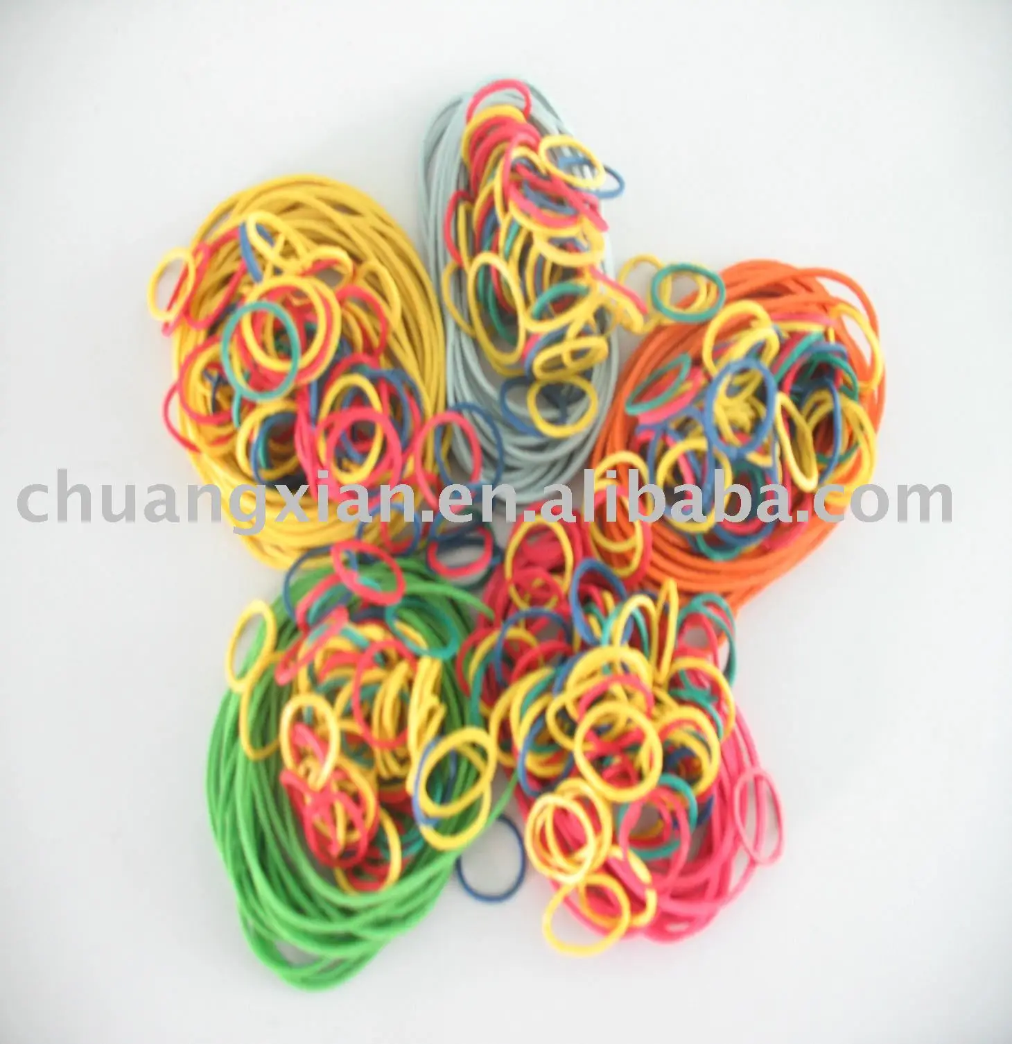 mini colored rubber bands