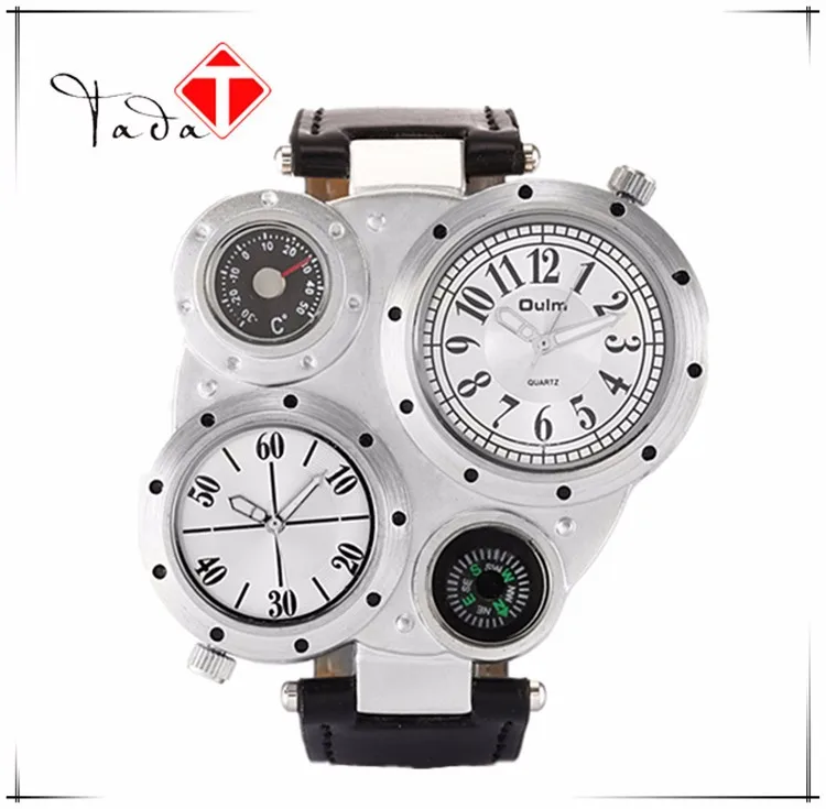 Montre De Sport De conception Unique Homme Double Fuseau horaire Montre De Sport De conception Unique Homme Double Fuseau horaire