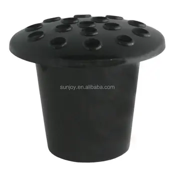 Black Plastic Grave Vase Insert Cemetary Pot Memorial Container