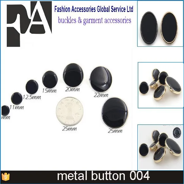 black decorative buttons