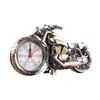 Unionpromo Gold And Silver Color Plastic Motorcycle Manual Alarm Clock