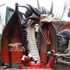 OAD6557 Animatronic Halloween Dinosaur Dragon For Interaction