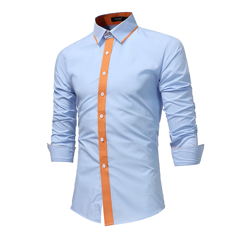 Custom Long Sleeve Solid Business Dress Men Shirt - Buy Dress Men Shirt ...