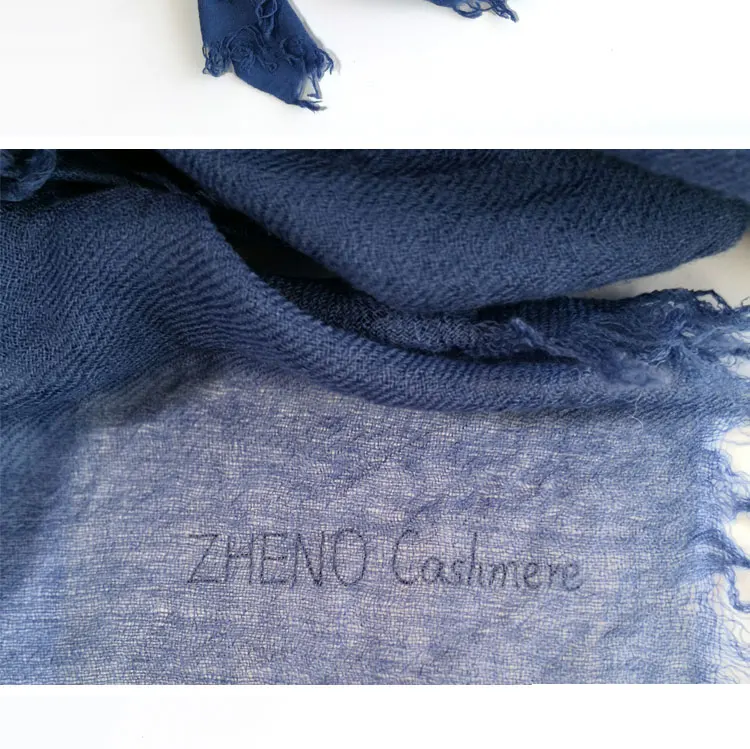 High Quality Italian Women Super Soft Plain  Long 100% Cashmere Kashmiri Pashmina Shawls