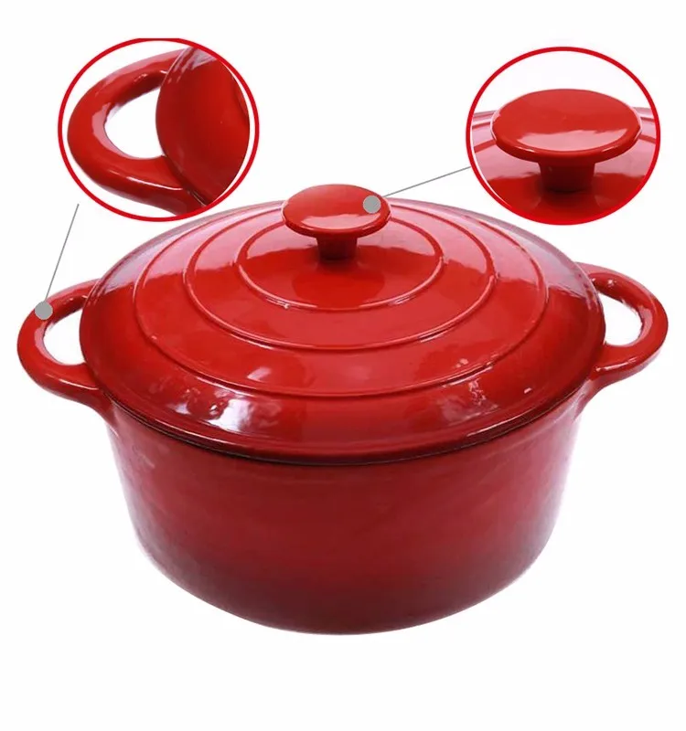 Masterclass Premium Cookware Casserole Coquete Pot Cast Iron Dutch Oven