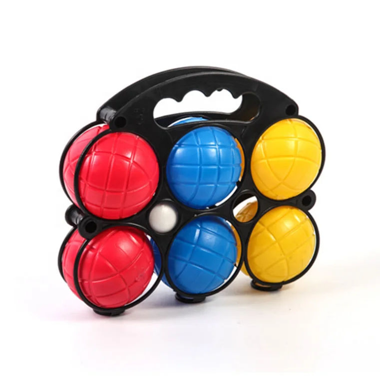 7cm Plastic Petanque Bocce Ball Set Outdoor Playing Ball Set For Kids