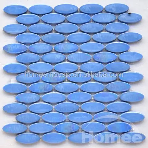 Blue Color Gl Pebbles Crystal Mosaic Tile For Swimming Pool Blue Color Gl Pebbles Crystal Mosaic Tile For Swimming Pool Bathroom