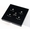 Luxury On/off Control LED Lighting Modbus Smart Glass Buttons Switch