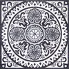 LUSSO Ceramic classical 1200x1200mm heat insulation nature stone mosaic pattern carpet tile for hotel lobby