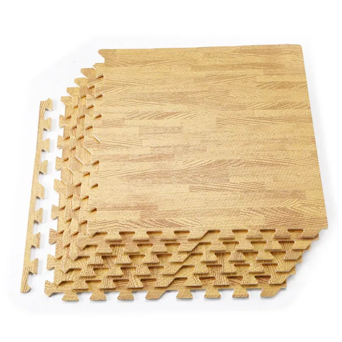 60x60x1.2cm Wood Grain Eva Foam Interlocking Puzzle Floor Mat - Buy Eva ...