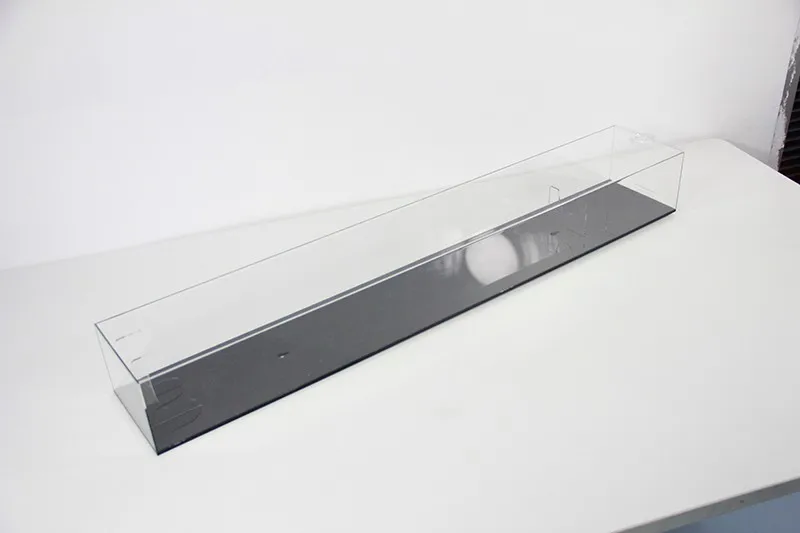 Custom Rectangle Acrylic Cricket Bat Display Case With Dustproof