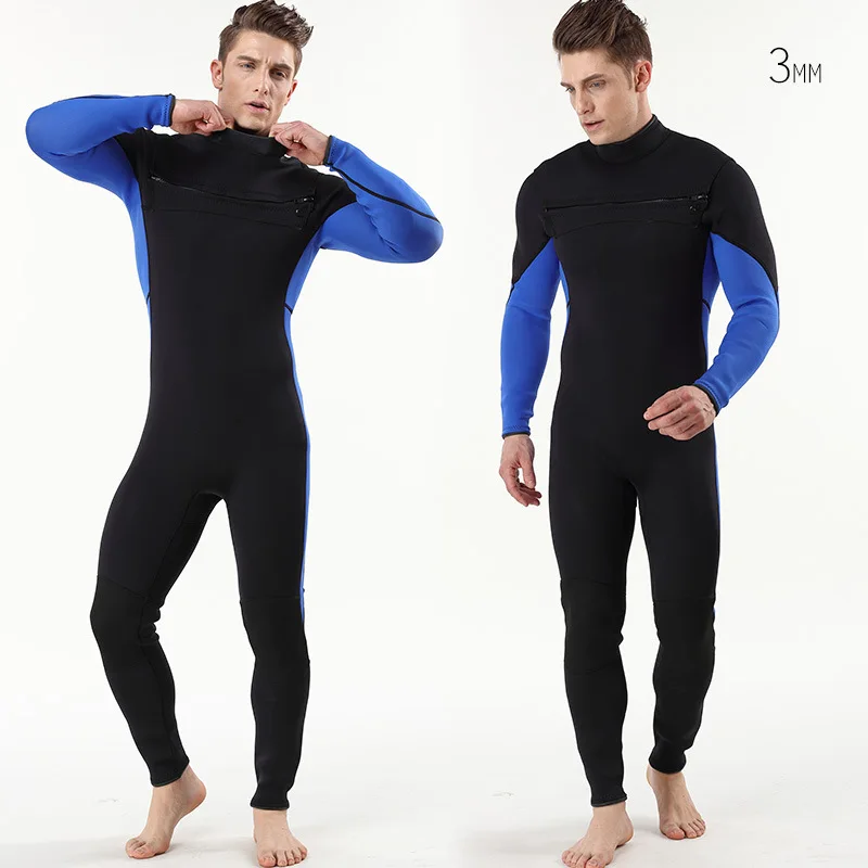 Myledi Mens Wetsuit With Back Zipper 3mm Lycra Fleece With Extra Warmth
