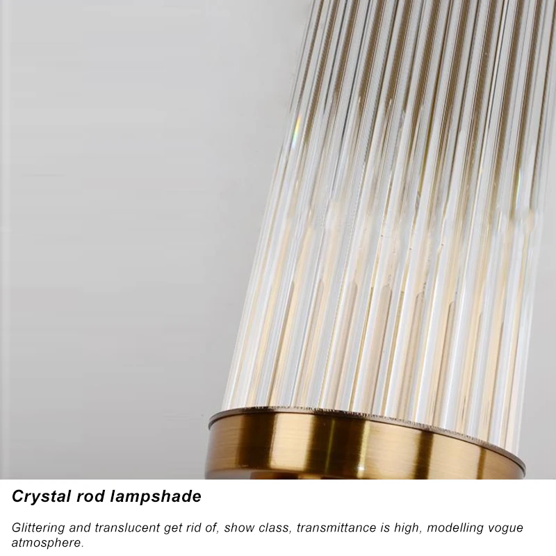 European Style Iron Glass Shade Luxury Indoor Home Hotel decoration Modern Glass Wall light