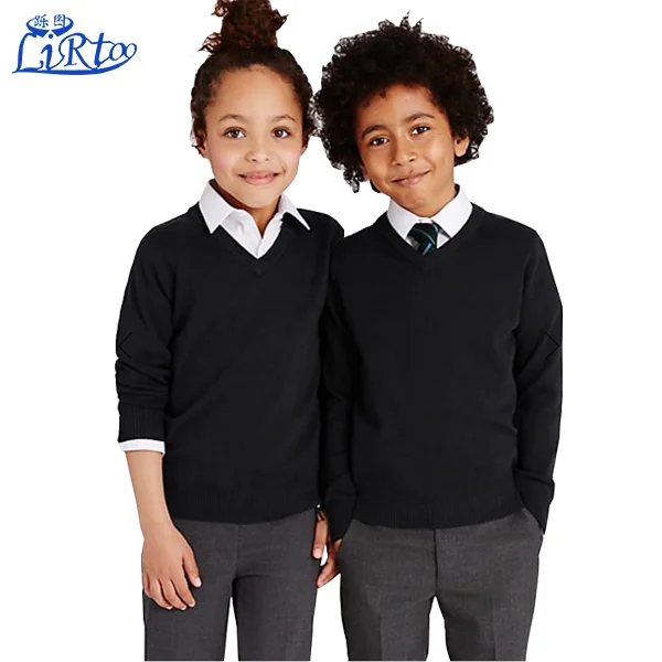 Custom Solid Colours School Uniform Jumper For Children - Buy School ...