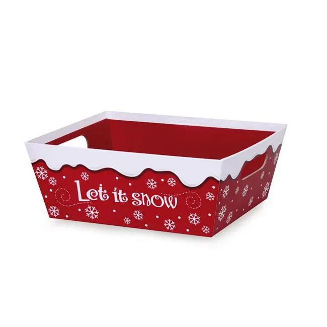 Custom Color Printed Cardboard Christmas Gift Basket Box Buy Gift