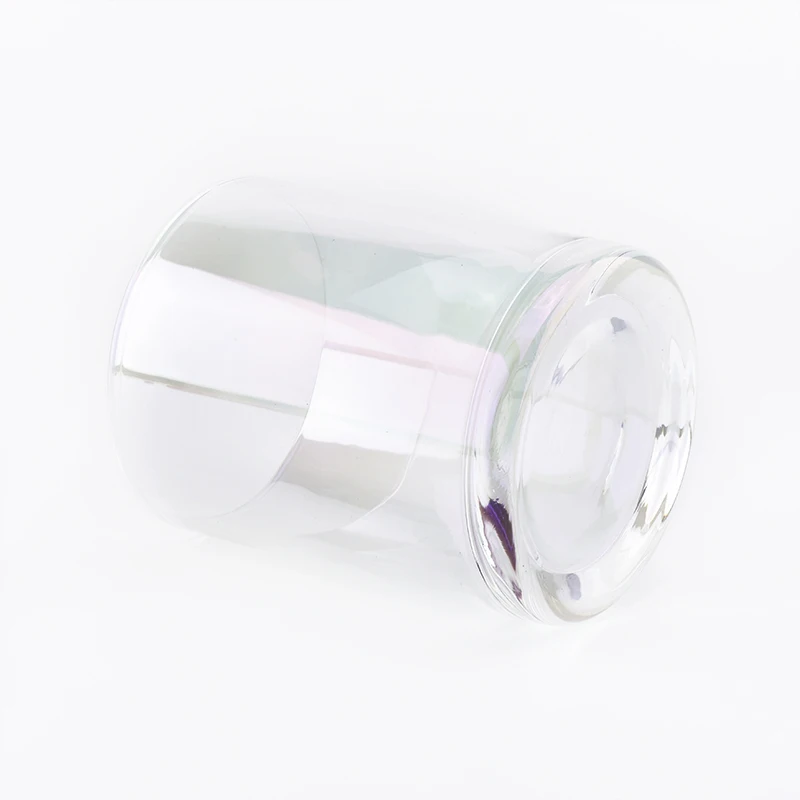 Clear candle vessel glass candle holder home deco