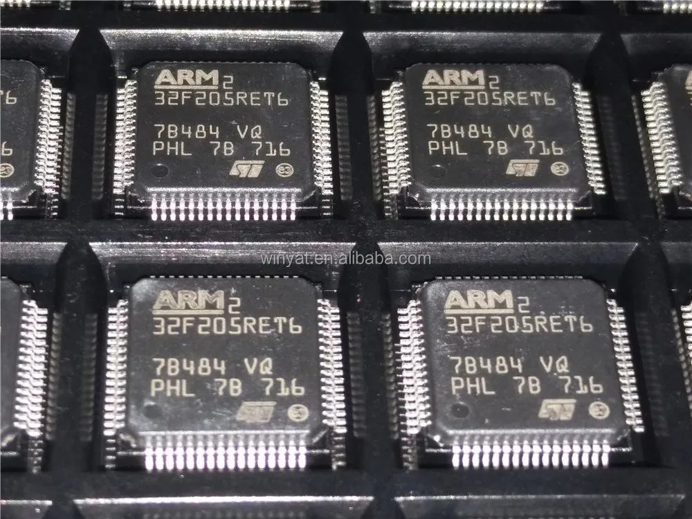 CORTEX-M3 LQFP-64 STM32F205RET6 MCU 32 BIT 120MHZ