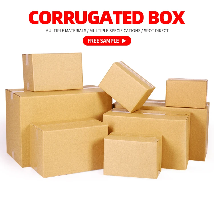 100Pcs Many size Cardboard Mailing Packing Box Corrugated Carton Moving Storage