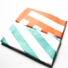 Microfiber suede square sport gym towel super water absorption with mesh bag