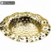 Berman yubao buffet Metal tray manufacture stainless steel hammered arab serving buffet gold food serving plated trays wholesale