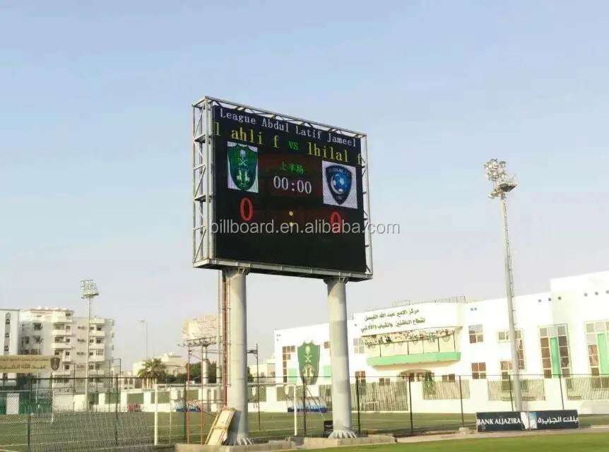 2 poles LED billboard-2