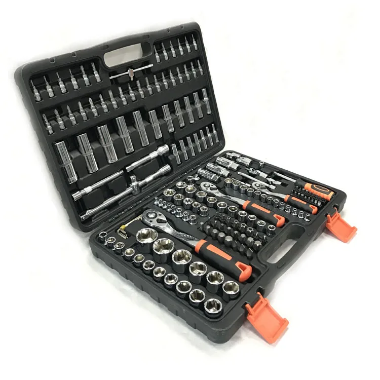 Metric wrenches Hand Tool Set 171pcs Professional Socket Set Tools & 1/2", 3/8", 1/4"
