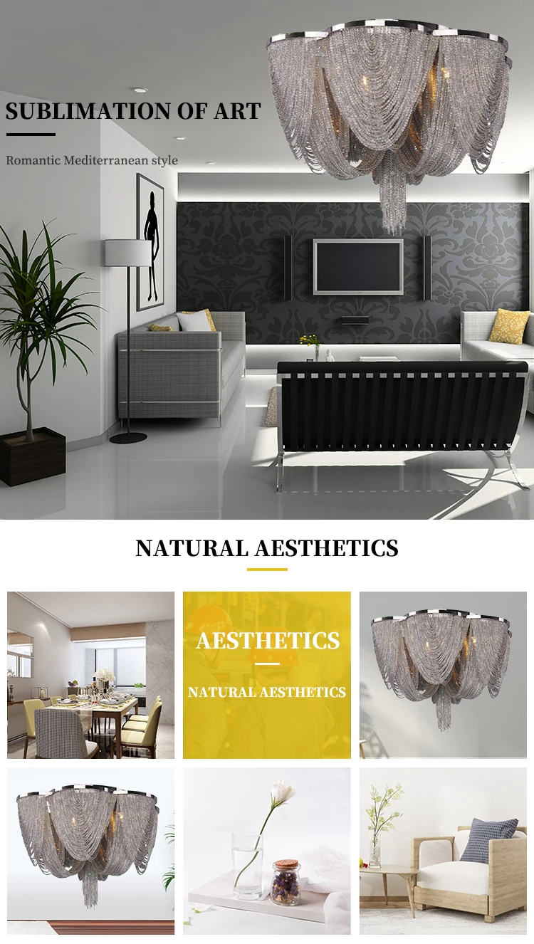 2019 Modern living room decoration surface mounted aluminium led ceiling lighting