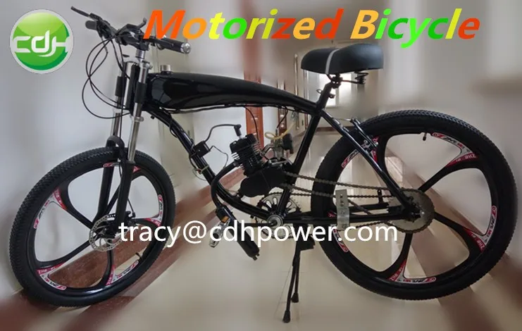 motorized chopper bike