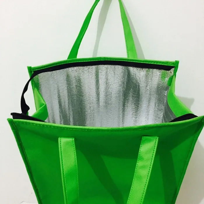 Wholesale Reusable Custom Nonwoven Cooler Tote Thermal Insulation Bag