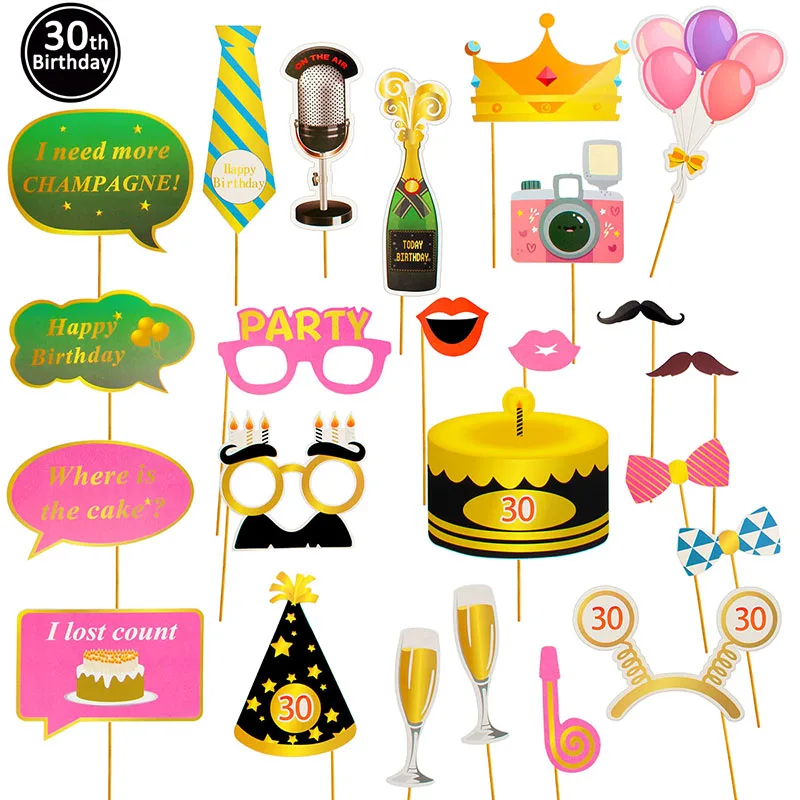 Lincaier Photomaton Accessoires Enfants Joyeux Anniversaire Decorations De Fete Fournitures Garcon Fille Adulte Photobooth Homme 21st 18th 30 40 50 60 Buy Photomaton Vente De Photomaton Etui Pour Photomaton Product On Alibaba Com