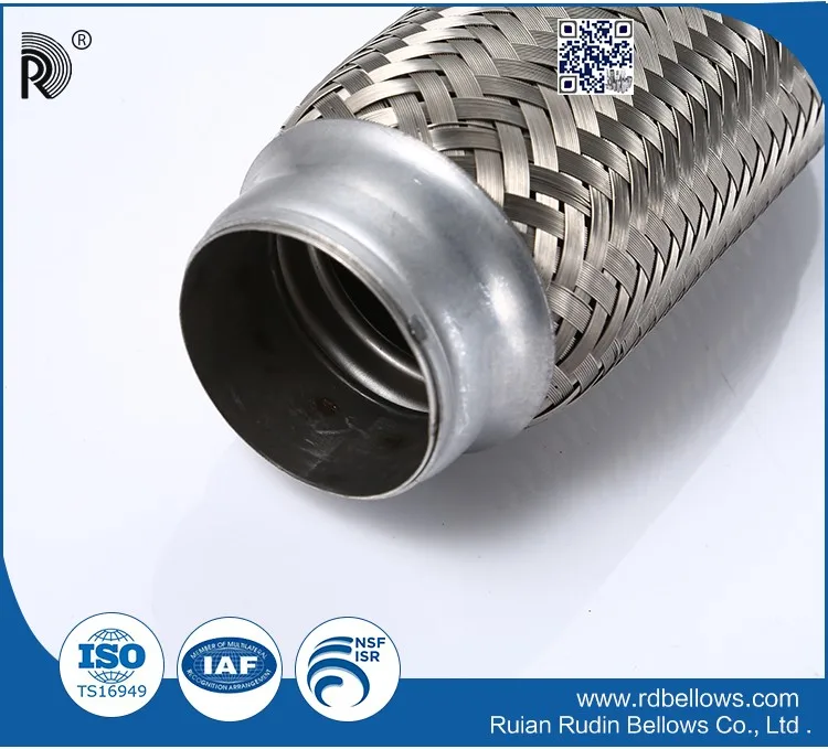 Factory Supply Noise Reduction Polishing Universal Car Stainless Steel Exhaust Bellows Buy