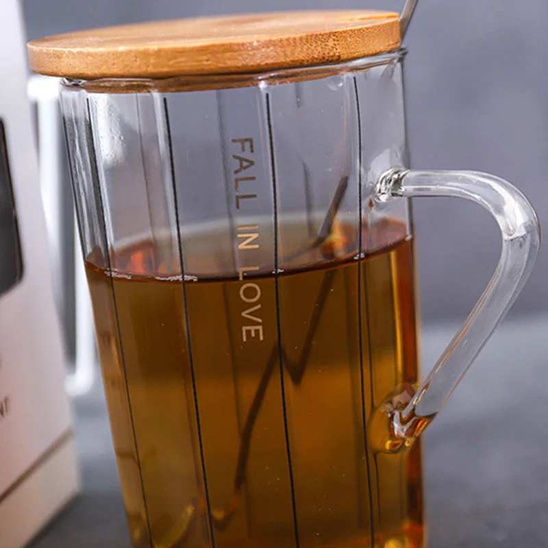 long glass mug