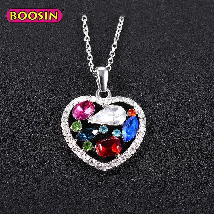 Enamel Crystal Charm For Jewelry Hidden Camera Necklace Women Pendant