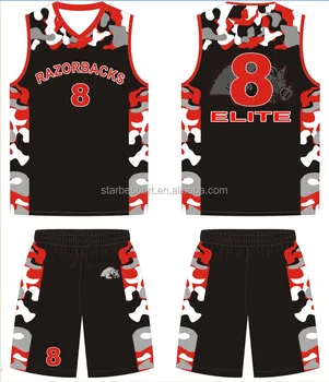 Camo Cheap Basketball Uniforms Custom 
