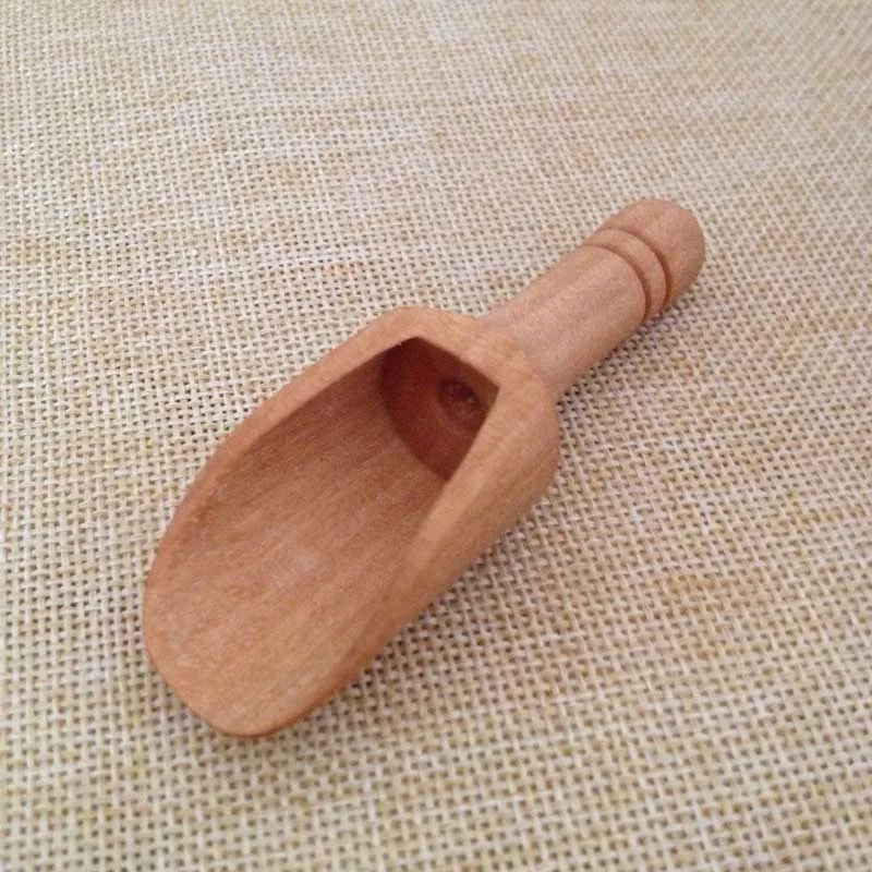 10 Mini Cuillères En Bois Pour Sel, épices, Café - Manche Court - Idéal Cuisine Et Salle De Bain