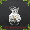 Glass wings ornament glass angel figurine wholesale