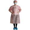 Professional PP non woven SMS Hospital doctor nurse cute surgical Patient Gown with knitted cuff