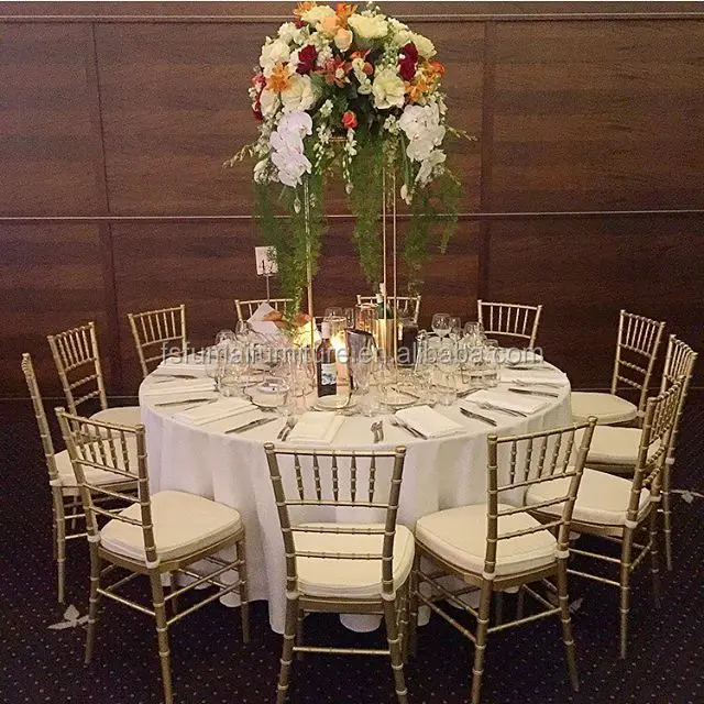 Wholesale Tiffany Aluminum China Chiavari Chairs Stackable For Sale