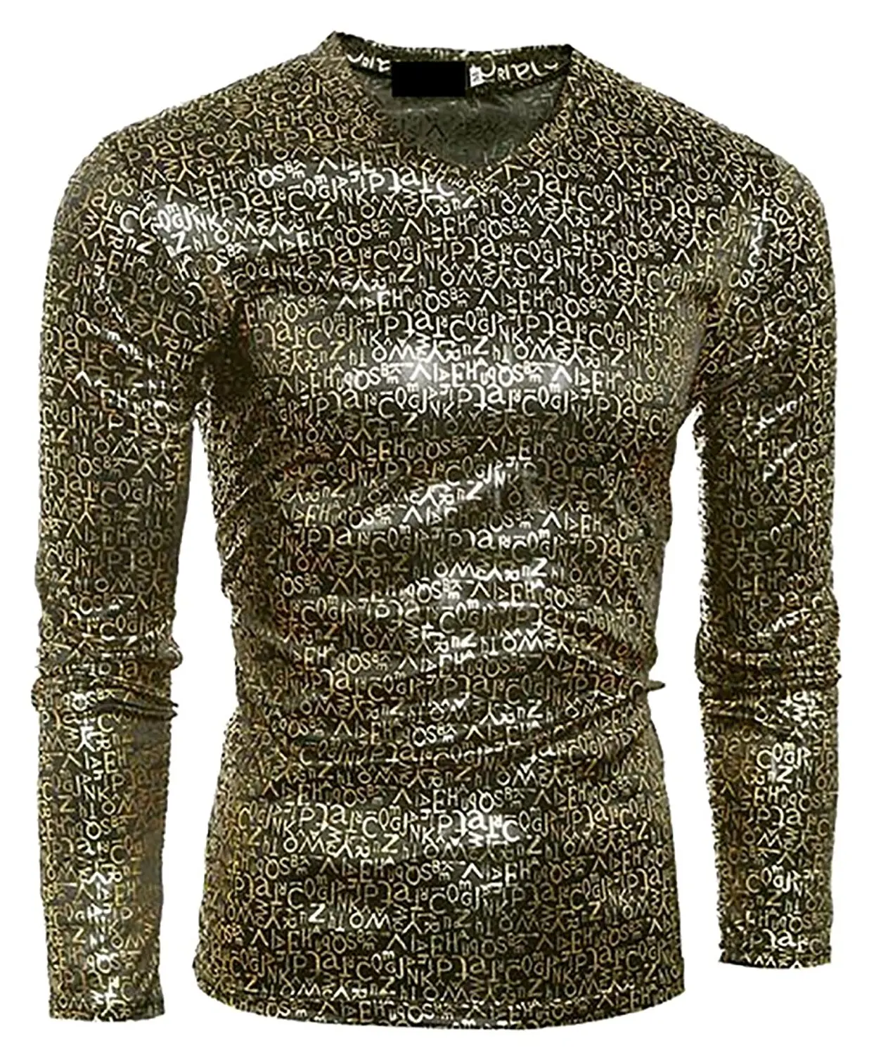 metallic color shirts