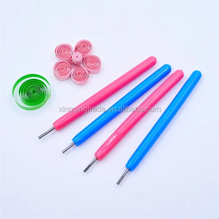 Paper Craft Tool Quilling Paper Pen DIY Origami Scrapbooking Paper Quilling Slotted Tools Random Colors