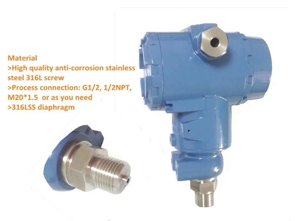 Intrinsic Safety Or Flame Proof Hart Protocol Intelligent Pressure