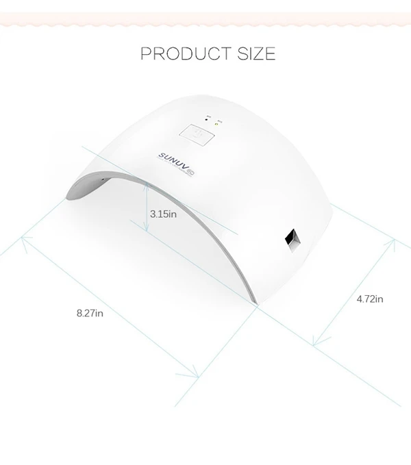 SUN9C 36W UV Lamp Dryer Nail for Curing UV Gel LED Gel